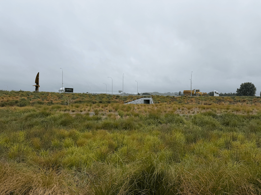 Piarere roundabout plantings benefit from MyNoke vermicast application